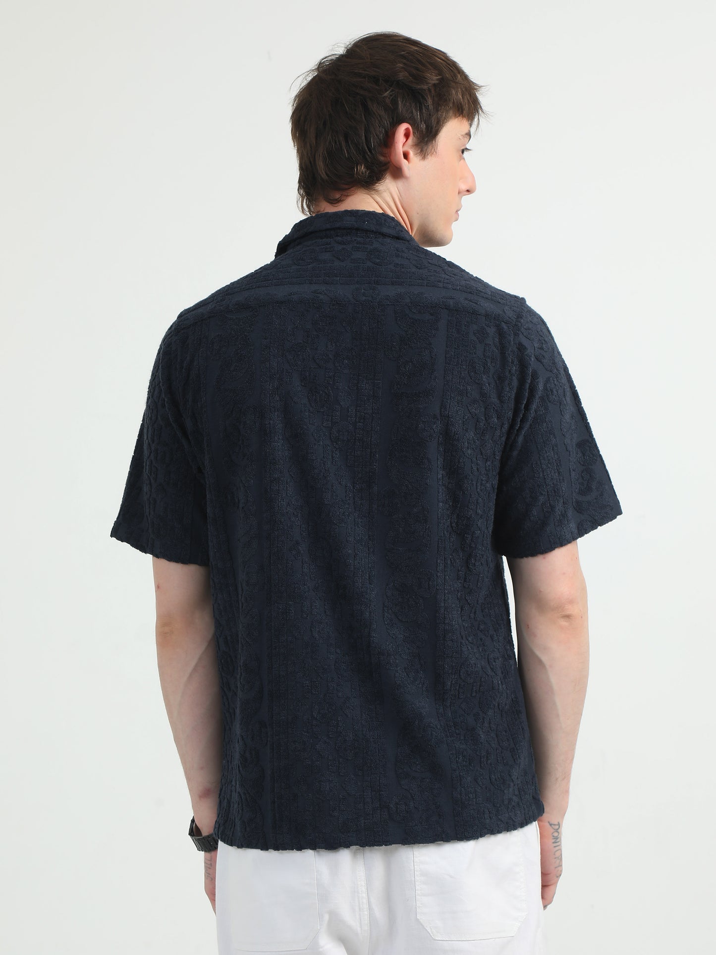 Embossed Design Towel Shirt