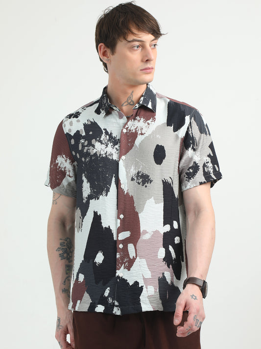 Ambience Multticolor Printed Shirt