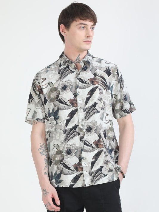 Tropical Multicolor Printed Shirt