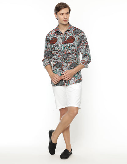 Paisley Print Shirt for Men