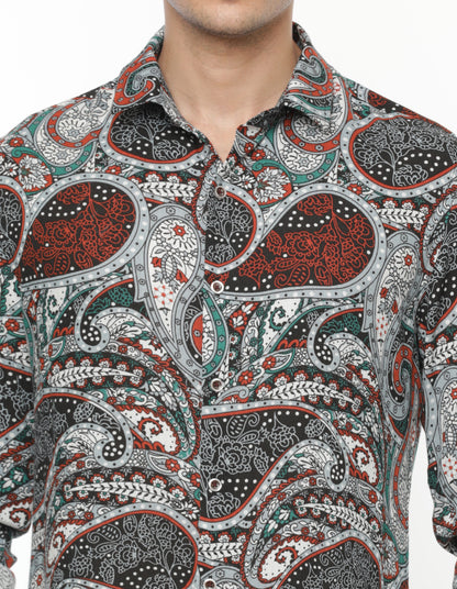 Paisley Print Shirt for Men