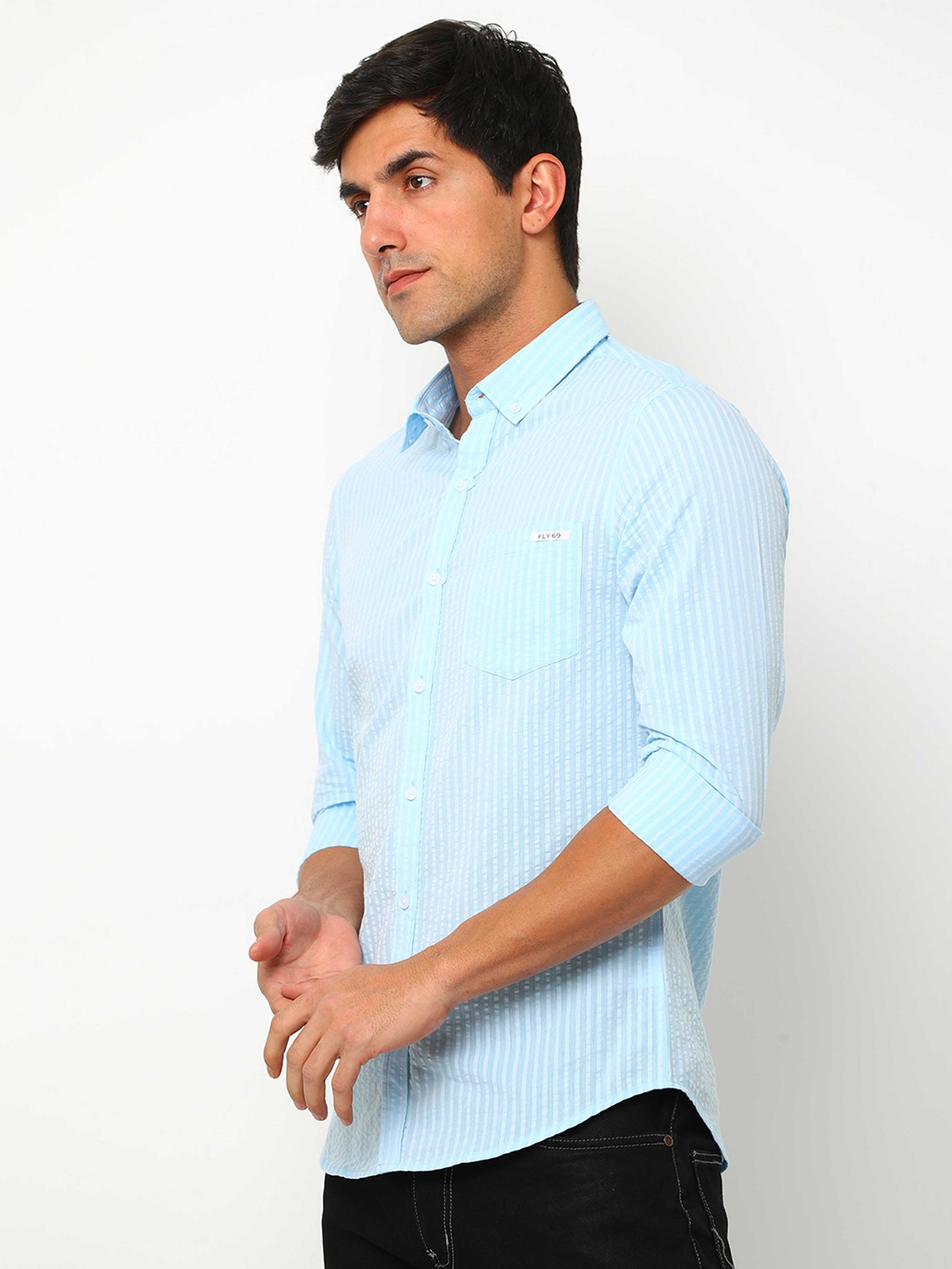 Hawkes Blue Solid Shirt