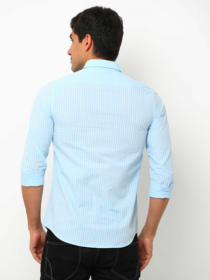 Hawkes Blue Solid Shirt