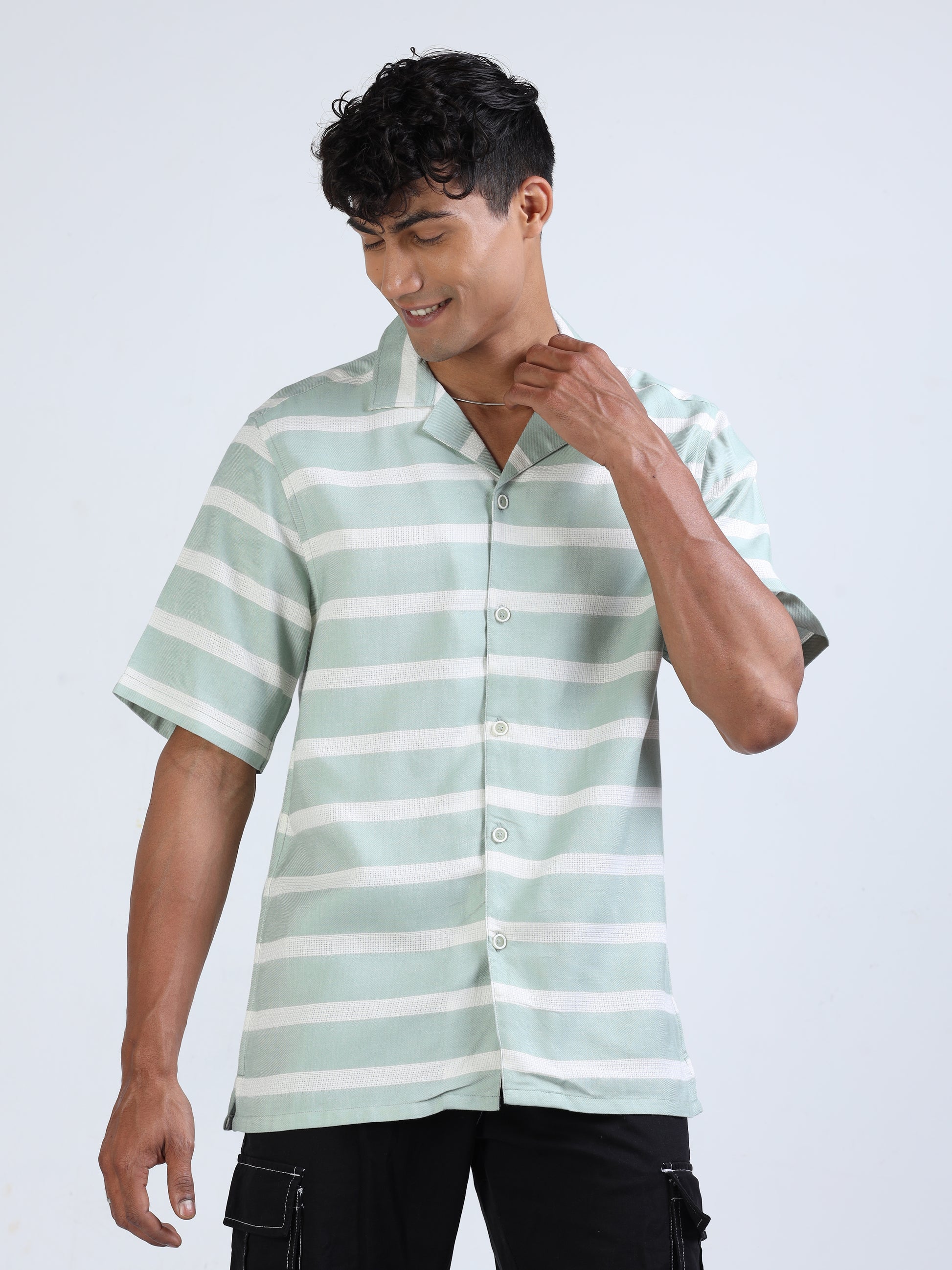 Jet Stream Stripe Shirt for Men 