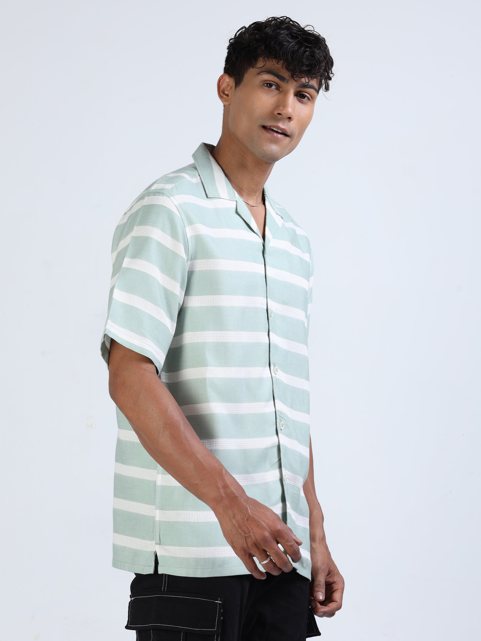 Jet Stream Stripe Shirt for Men 