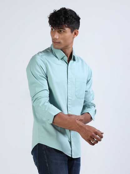 Opal Twill Cotton Shirt for Men 