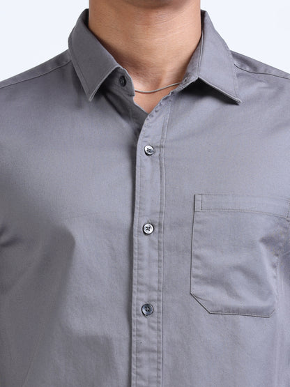 Topaz Twill Cotton Shirt for Men 