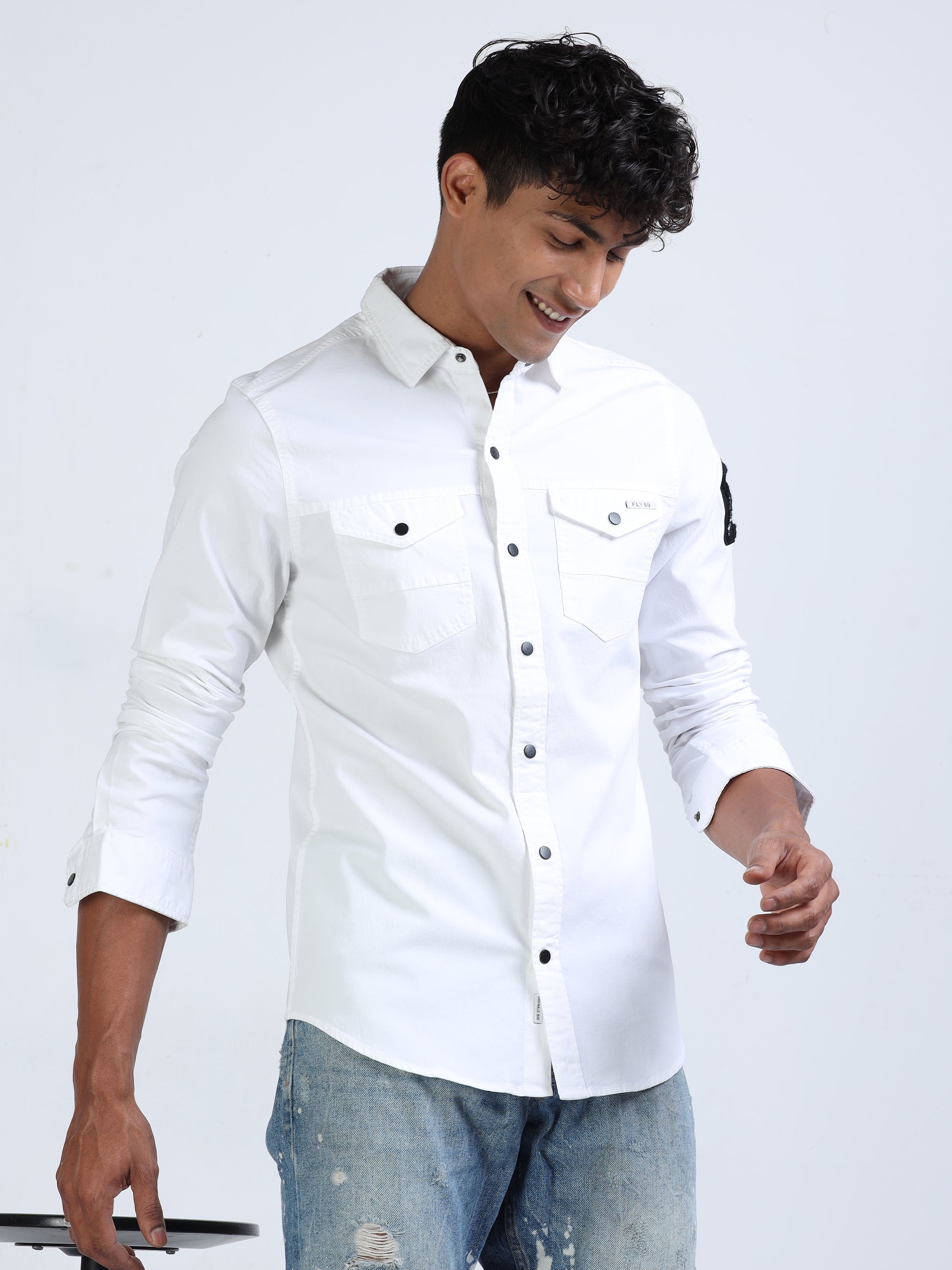 White RFD shirt for Men 