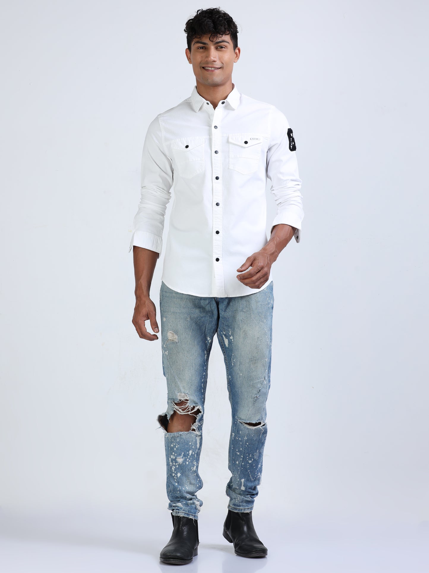 White RFD shirt for Men 