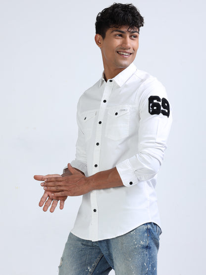 White RFD shirt for Men 