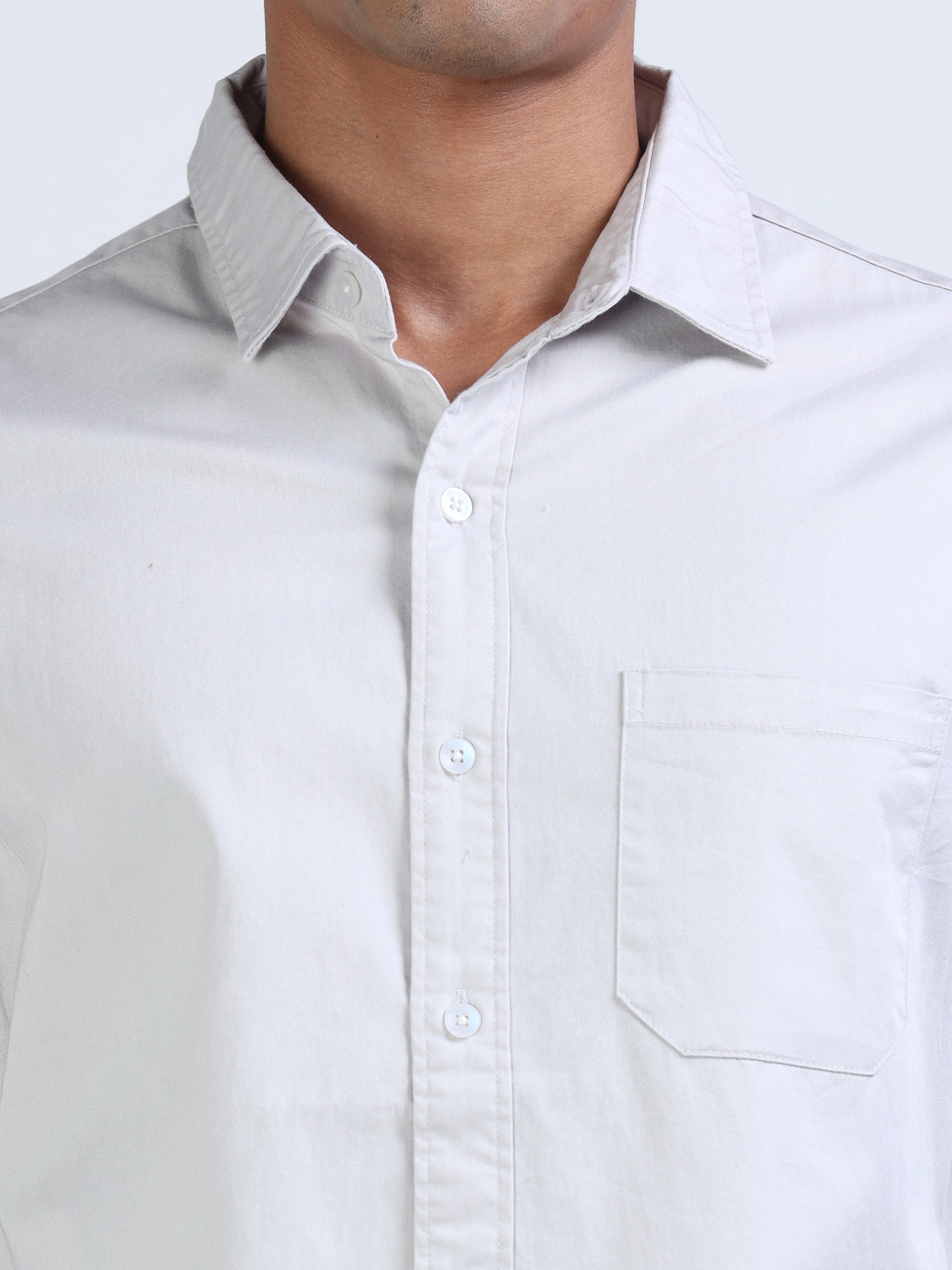 Solitude Twill Cotton Shirt for Men 