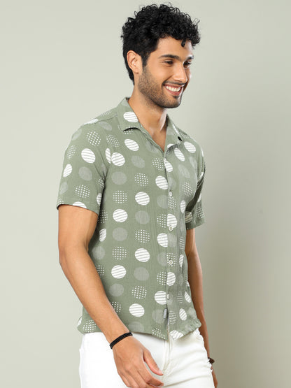 Sprout Green Popcorn Shirt