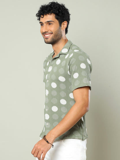 Sprout Green Popcorn Shirt