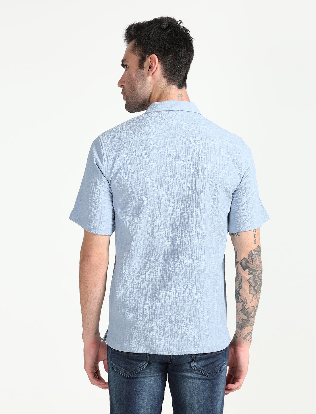 Popcorn Light Blue Shirt