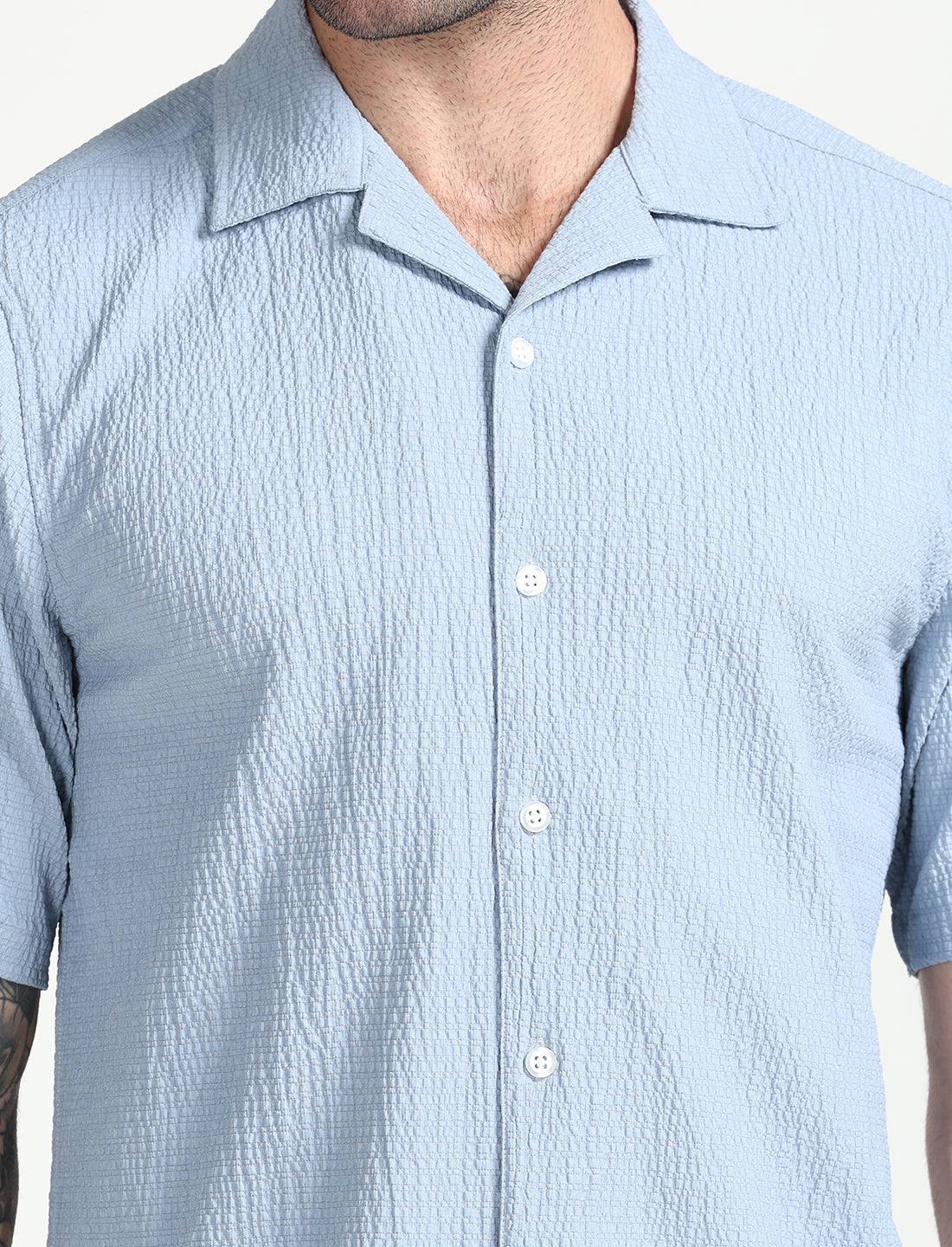 Popcorn Light Blue Shirt