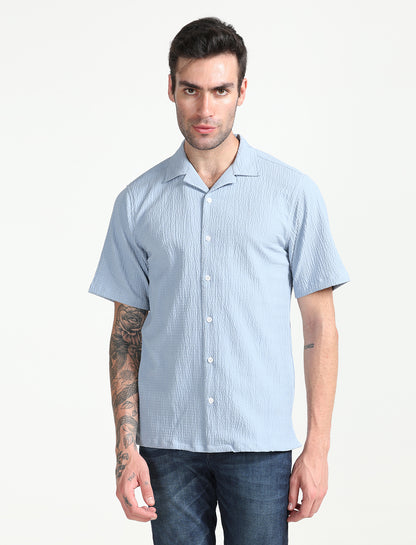 Popcorn Light Blue Shirt